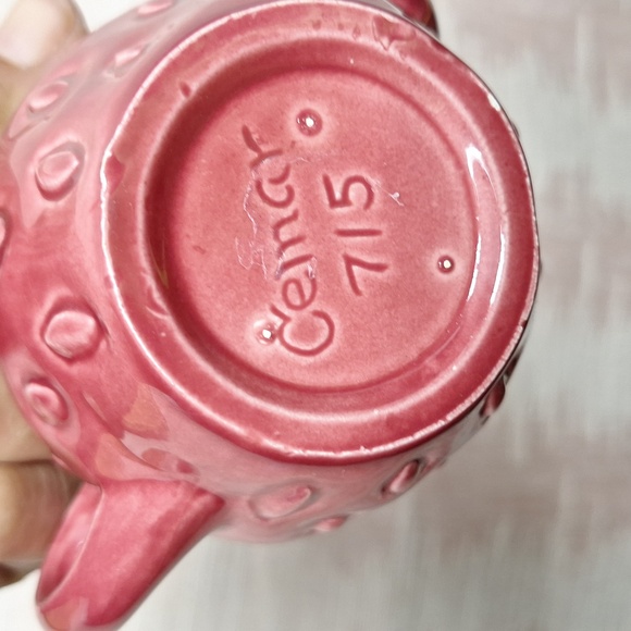 5 piece vintage strawberry design tea/coffee pitcher with sugar and creamer dish - Picture 9 of 15